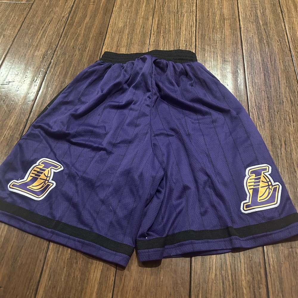Lakers replica game shorts